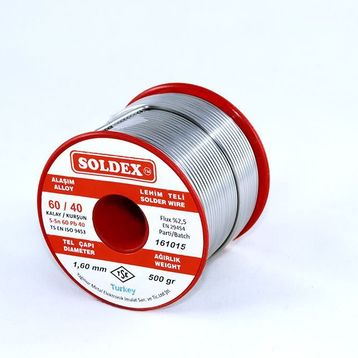 Soldex SN60-PB40 1.6 mm 500 gr Lehim Teli