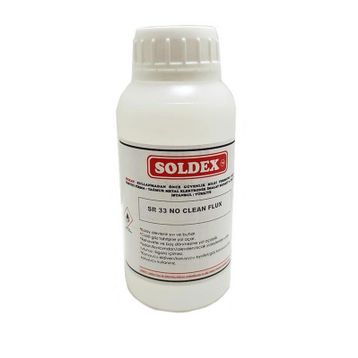 Soldex SR33 250 ml No Clean Şeffaf Sıvı Flux