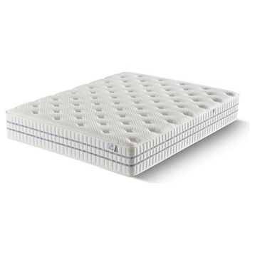 Soley Blue Night 180x200 cm Sert / Yumuşak Çift Kullanım Özellikli Ergonomik Hybrid Yatak
