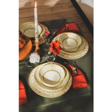 Soley Fiore 24 Parça 6 Kişilik Yemek Takımı