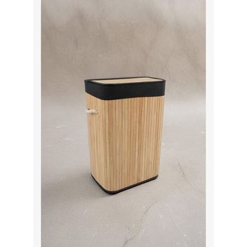 Soley Foldi Bamboo Örme Çamaşır Sepeti