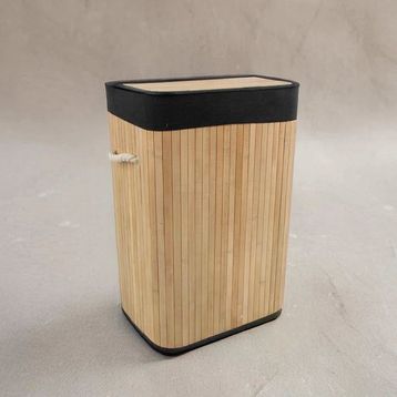 Soley Foldi Bamboo Örme Çamaşır Sepeti
