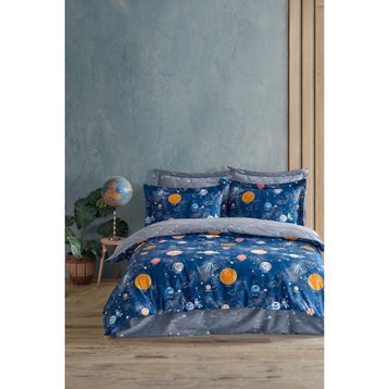 Soley Galaxy %100 Pamuk Çift Kişilik Nevresim Takımı