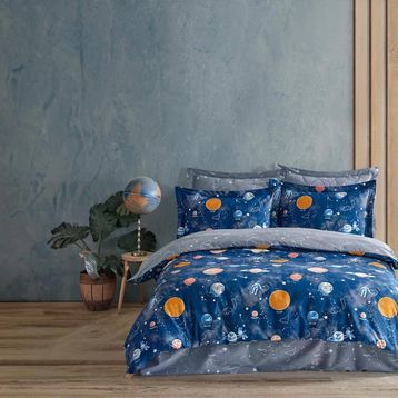 Soley Galaxy %100 Pamuk Çift Kişilik Nevresim Takımı