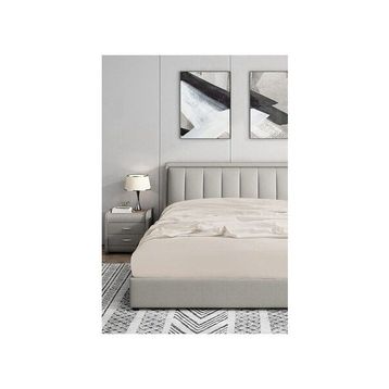 Soley Jersey Bej %100 Pamuk Çift Kişilik 180x200 cm Lastikli Çarşaf