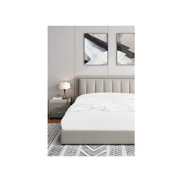 Soley Jersey Beyaz %100 Pamuk Çift Kişilik 180x200 cm Lastikli Çarşaf