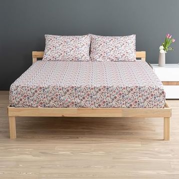 Soley Liberty Bordo %100 Pamuk Tek Kişilik 100x200 cm Lastikli Çarşaf Seti