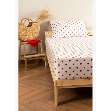Soley Mix & Match Hearts %100 Pamuk Tek Kişilik Çarşaf Seti
