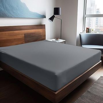 Soley Mix & Match Plain Gri %100 Pamuk Ranforce 160x240 cm Tek Kişilik Düz Çarşaf