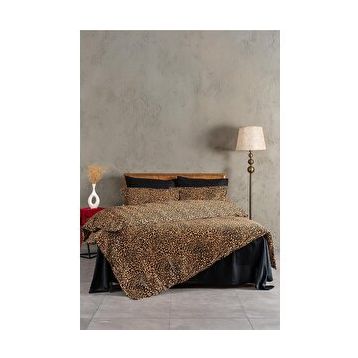 Soley Panthera %100 Pamuk King Size Saten Nevresim Takımı