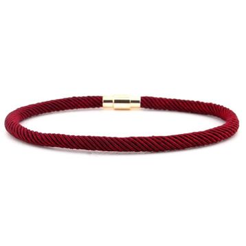 Solfera BT458 Bordo Erkek Bileklik