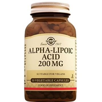 Solgar Alpha Lipoic Acid 200 mg 50 Kapsül