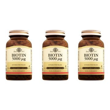 Solgar Biotin 5000 mcg 3x50 Kapsül