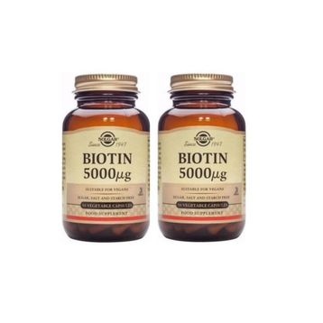 Solgar Biotin 5000 mcg 50 Kapsül
