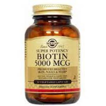 Solgar Biotin 5000 mcg 50 Kapsül