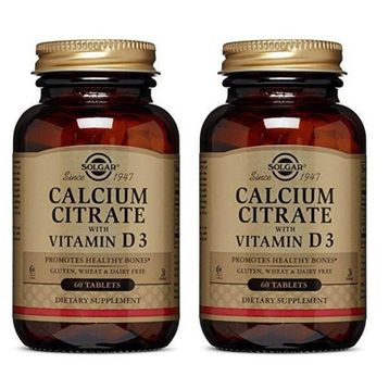 Solgar Calcium Citrate With Vitamin D3 2x60 Tablet