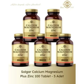 Solgar Calcium Magnesium Plus Zinc 100 Tablet
