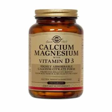 Solgar Calcium Magnesium with Vitamin D3 150 Tablet