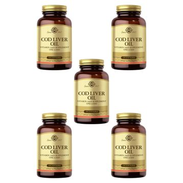 Solgar Cod Liver Oil 5x100 Kapsül