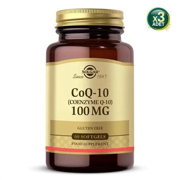 Solgar CoQ-10 100 mg 3x60 Kapsül