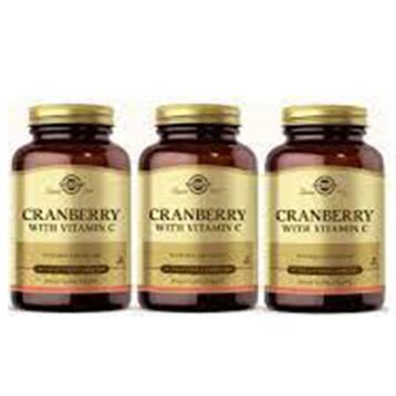 Solgar Cranberry Extract Vitamin C 3x60 Kapsül