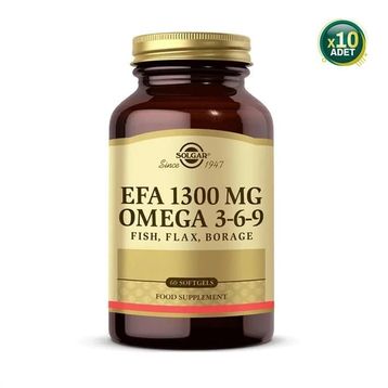 Solgar EFA 1300 mg Omega 3-6-9 10x60 Kapsül