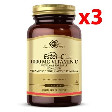 Solgar Ester-C Plus 1000 mg 3x60 Kapsül