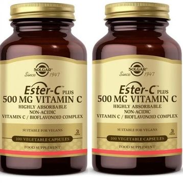 Solgar Ester C Plus 500 mg 2x100 Kapsül