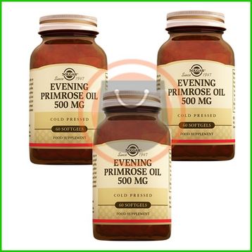 Solgar Evening Primrose Oil 500 mg 3x60 Kapsül