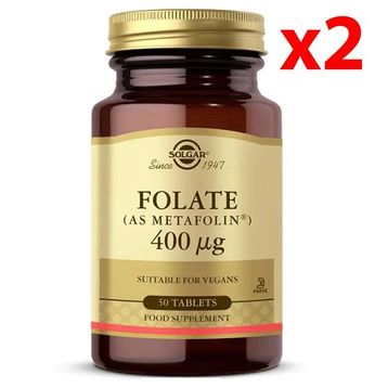 Solgar Folate Metafolin 400 mcg 50 Tablet
