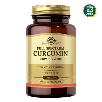 Solgar Full Spectrum Curcumin İçeren 30 Kapsül
