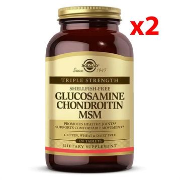 Solgar Glucosamine Chondroitin MSM 120 Tablet