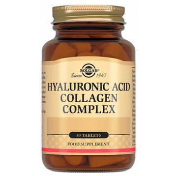Solgar Hyaluronic Acid Collagen Complex İçeren 30 Tablet