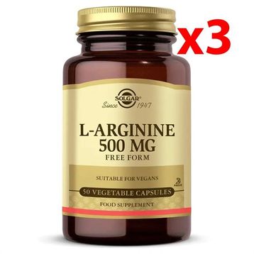 Solgar L-Arginine 500 mg 3x50 Kapsül