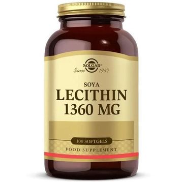Solgar Lecithin 1360 mg 100 Kapsül