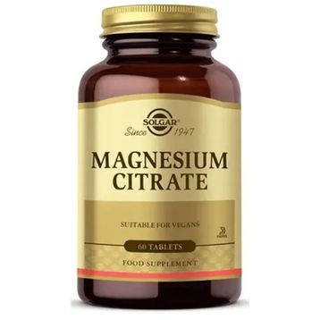 Solgar Magnesium Citrate 200 mg 3x60 Tablet