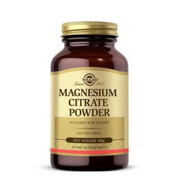 Solgar Magnesium Citrate İçeren 108 gr Toz