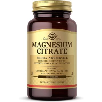 Solgar Magnesium Citrate İçeren 120 Tablet