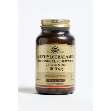 Solgar Methylcobalamin Vitamin B12 1000 mcg 60 Tablet