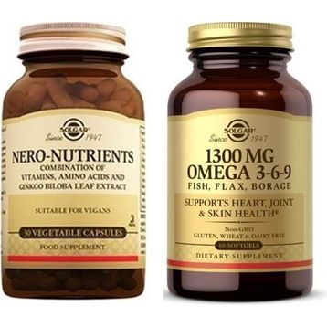 Solgar Nero Nutrients 30 Tablet + EFA 1300 mg Omega 3-6-9 60 Kapsül Balık Yağı