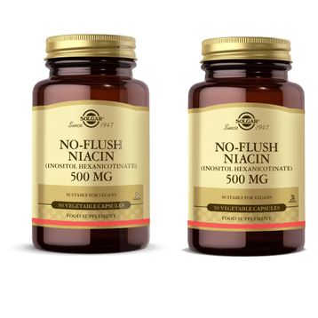 Solgar No-Flush Niacin 500 mg 2x50 Kapsül