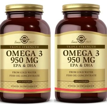 Solgar Omega-3 950 mg 2x100 Kapsül
