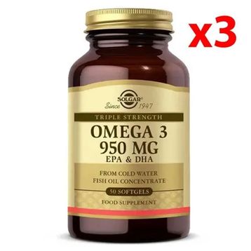 Solgar Omega-3 950 mg 3x50 Kapsül
