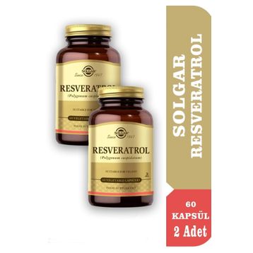 Solgar Resveratrol 2x60 Kapsül