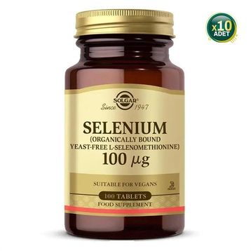 Solgar Selenium 100 mcg 10x100 Tablet