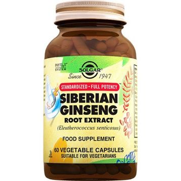 Solgar Siberian Ginseng Root Extract 60 Kapsül