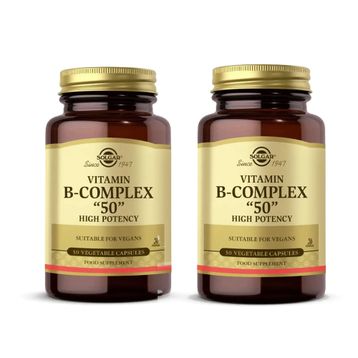 Solgar Vitamin B-Complex 50 100 Kapsül