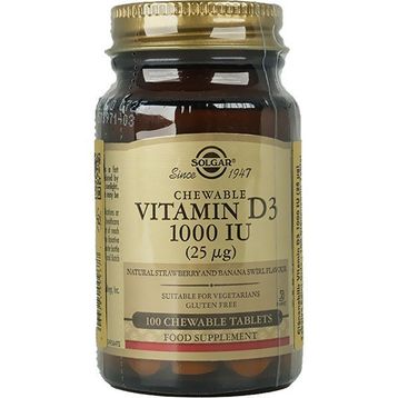 Solgar Vitamin D3 1000 IU 1x100 Kapsül