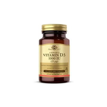 Solgar Vitamin D3 1000 IU 1x100 Kapsül