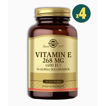 Solgar Vitamin E 400 IU 4x50 Kapsül